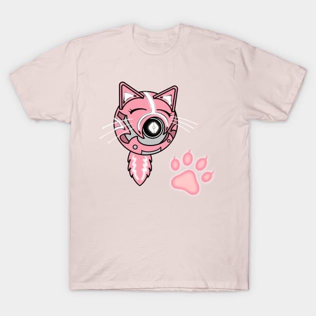 Neko Kawaii Ghost T-Shirt by DoubleAron23